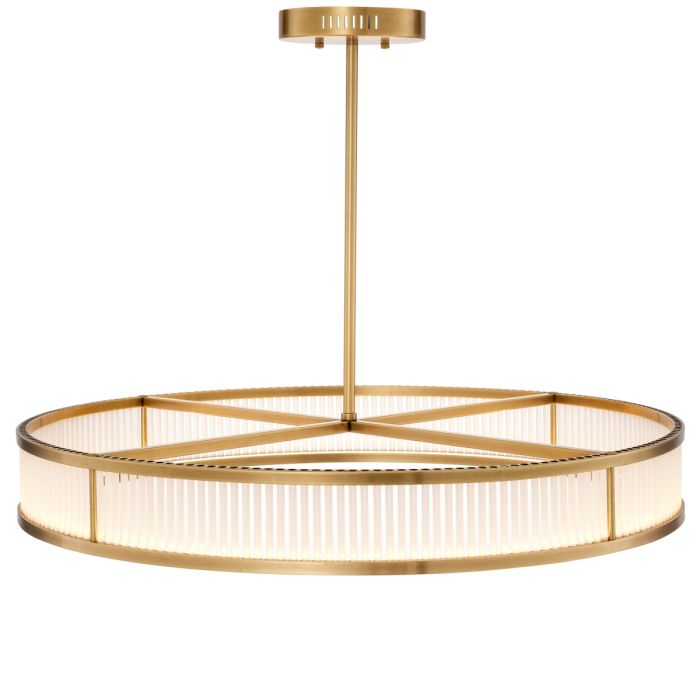 Lustre doré en verre mat | Eichholtz Thibaud L