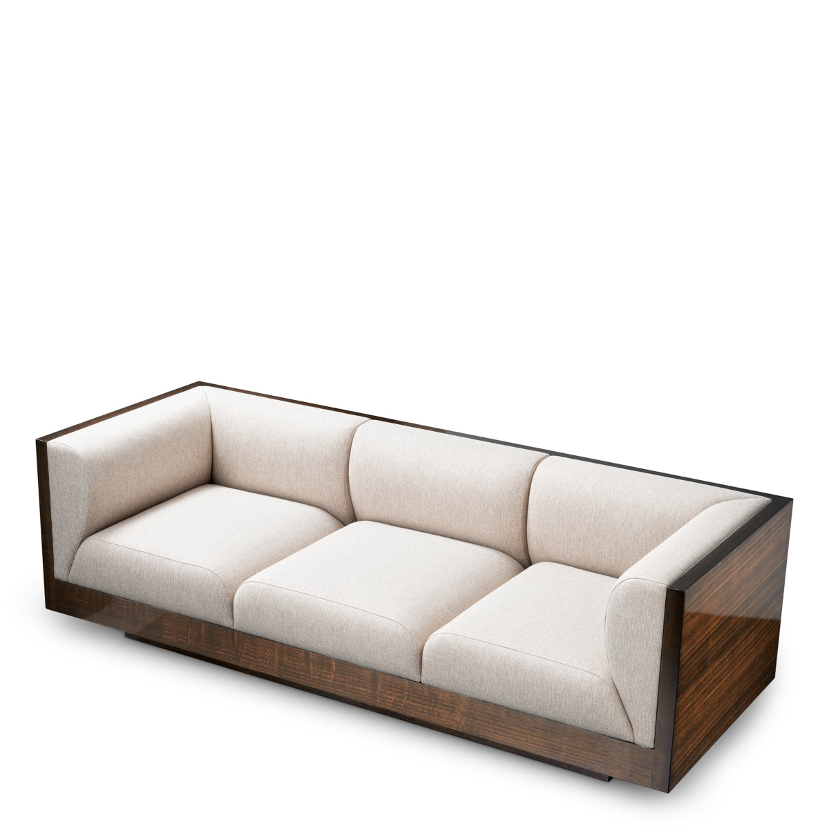 Canapé en placage d'eucalyptus et finition naturelle Loki | Eichholtz Sebastian - vue d'ambiance | REMO-HOME