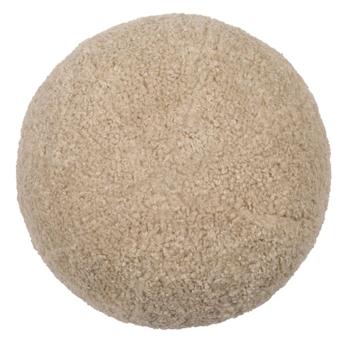 Coussin rond molletonné sable | Eichholtz Palla S