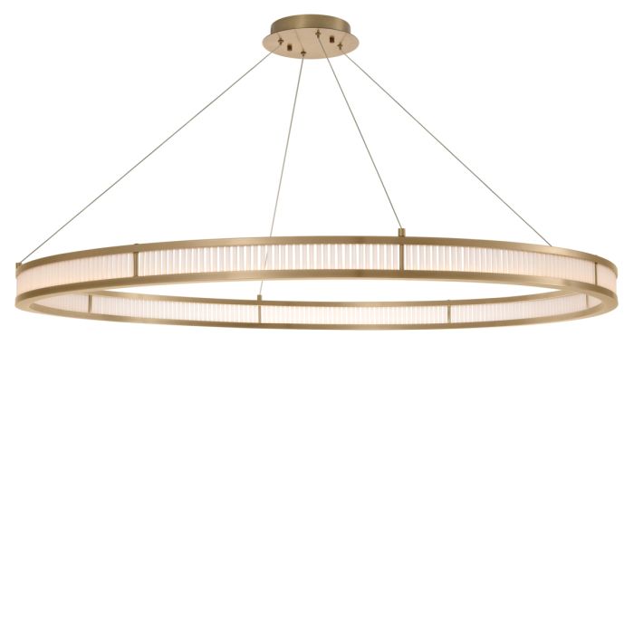 Lustre doré en verre mat | Eichholtz Damien XL