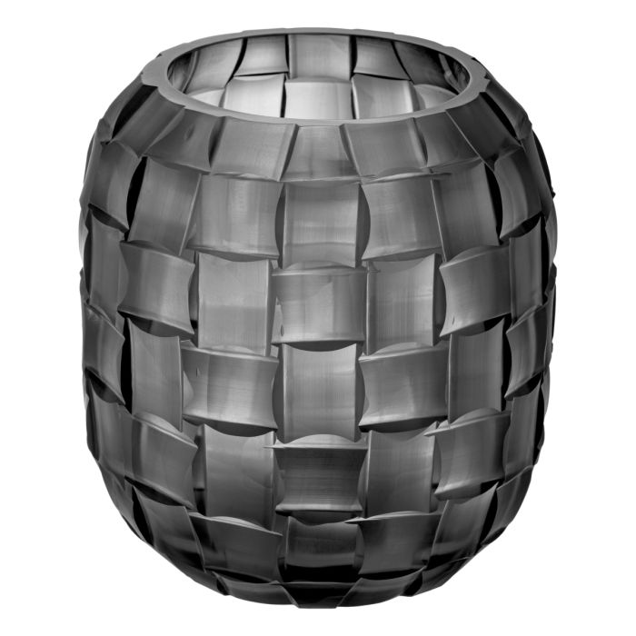 Vase en verre soufflé gris | Eichholtz Varese S