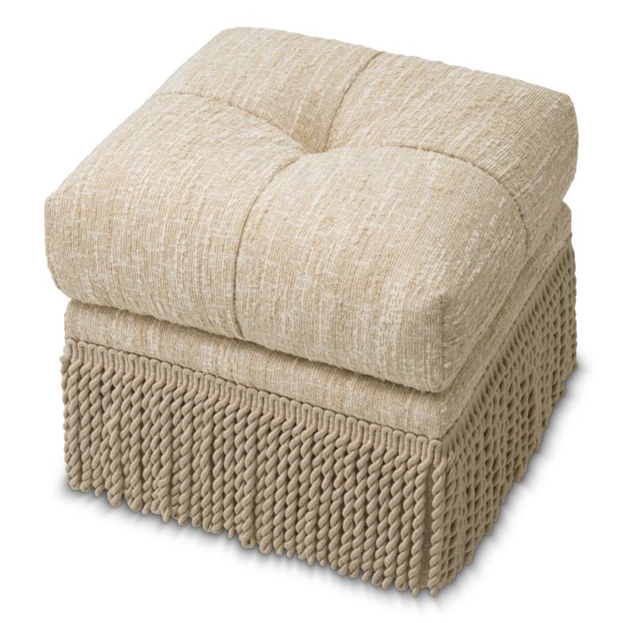Pouf bouclé beige | Eichholtz Dorantes