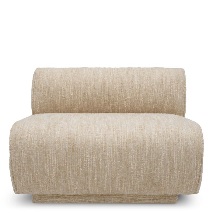 Fauteuil bouclé beige | Eichholtz Urbano