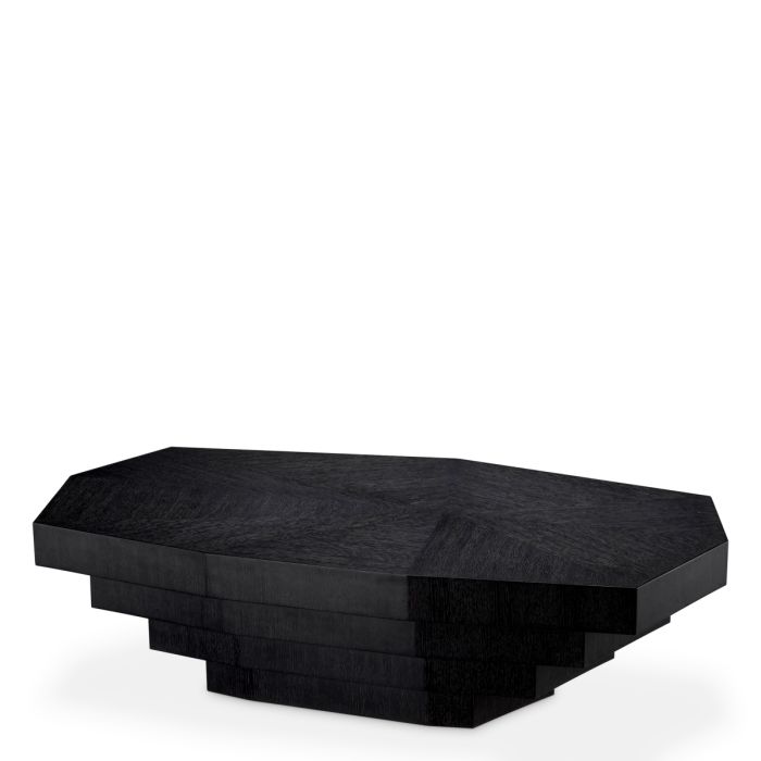Table basse en chêne anthracite | Eichholtz Vezio