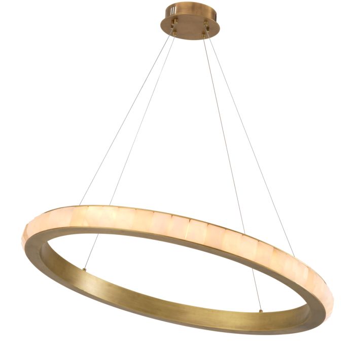 Lustre doré en albâtre | Eichholtz Cabildo