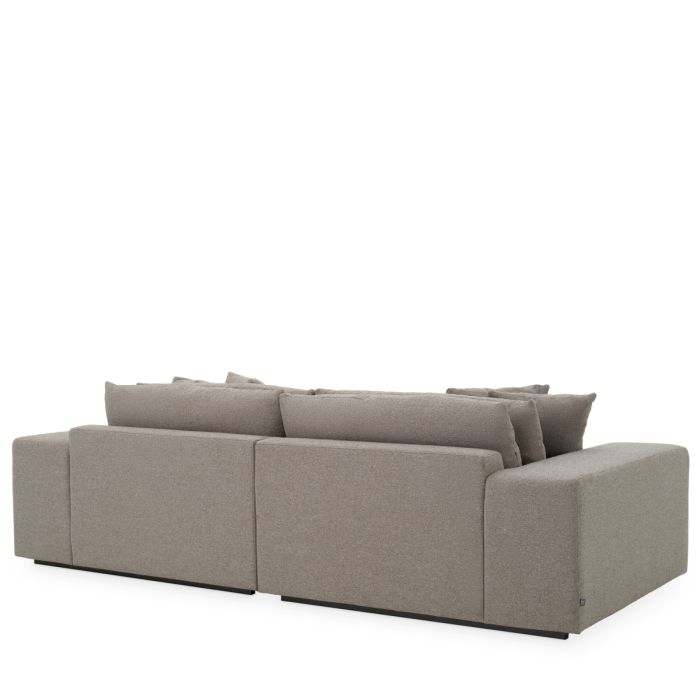 Canapé 2-3 places en tissu gris | Eichholtz Vista Grande