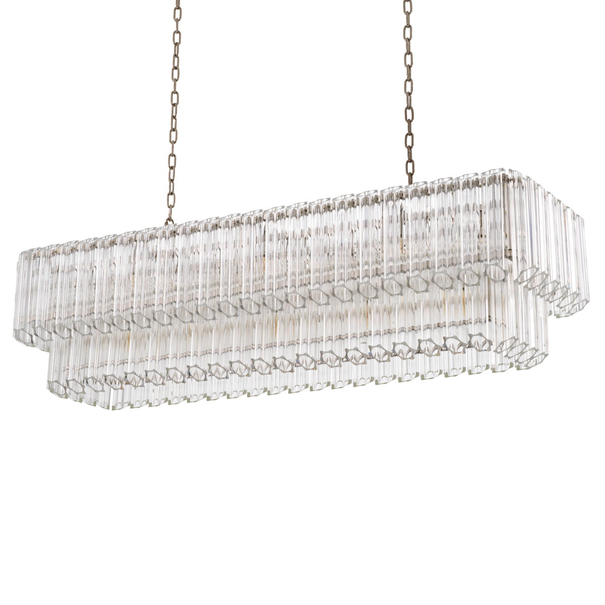 Chandelier en nickel | Eichholtz Vittoria - vue d'ambiance | REMO-HOME