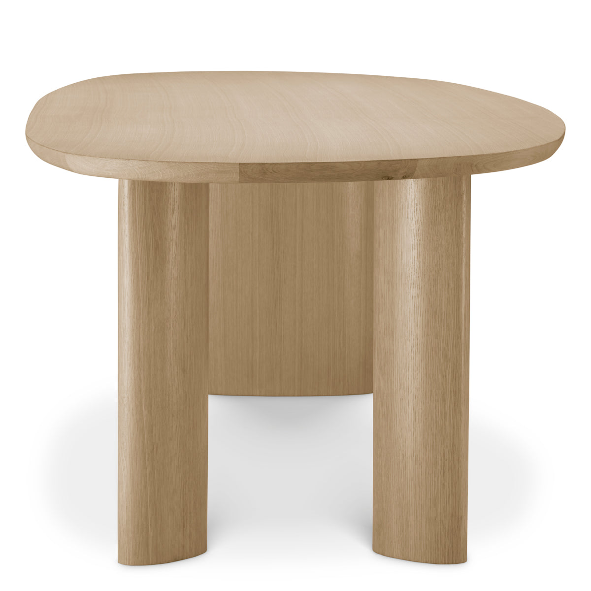 Table de salle à manger en placage chêne naturel | Eichholtz Lindner - vue d'ambiance | REMO-HOME