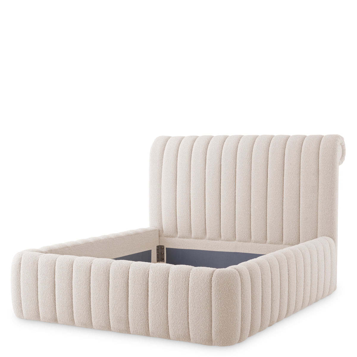 Cadre de lit en bouclé crème | Eichholtz Sycamore - vue d'ambiance | REMO-HOME