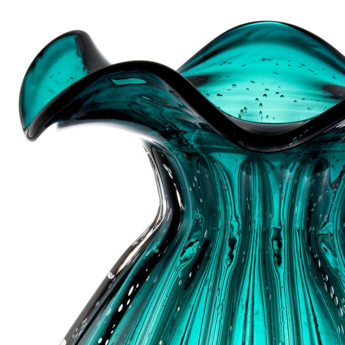 Vase en verre soufflé vert | Eichholtz Korakia L
