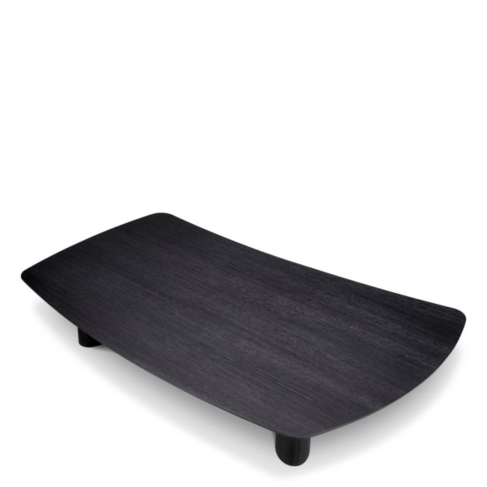 Table basse en chêne anthracite | Eichholtz Bergman