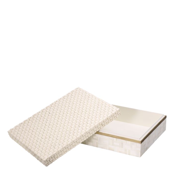 Boîte en résine crème | Eichholtz Seaside L