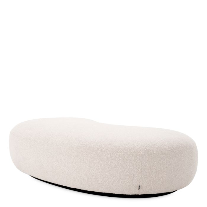 Banc bouclé crème | Eichholtz Bjorn