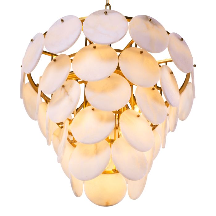 Lustre doré en albâtre | Eichholtz Clementina