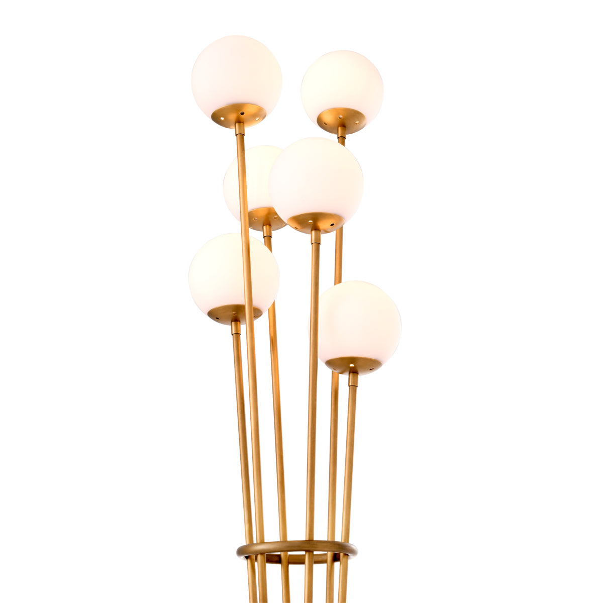 Lampe sur pied en laiton antique | Eichholtz Tortora - vue d'ambiance | REMO-HOME