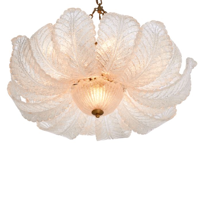 Lustre doré en verre texturé | Eichholtz Cabrillo