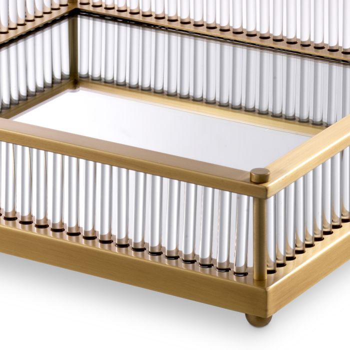 Plateau carré en laiton | Eichholtz Cora