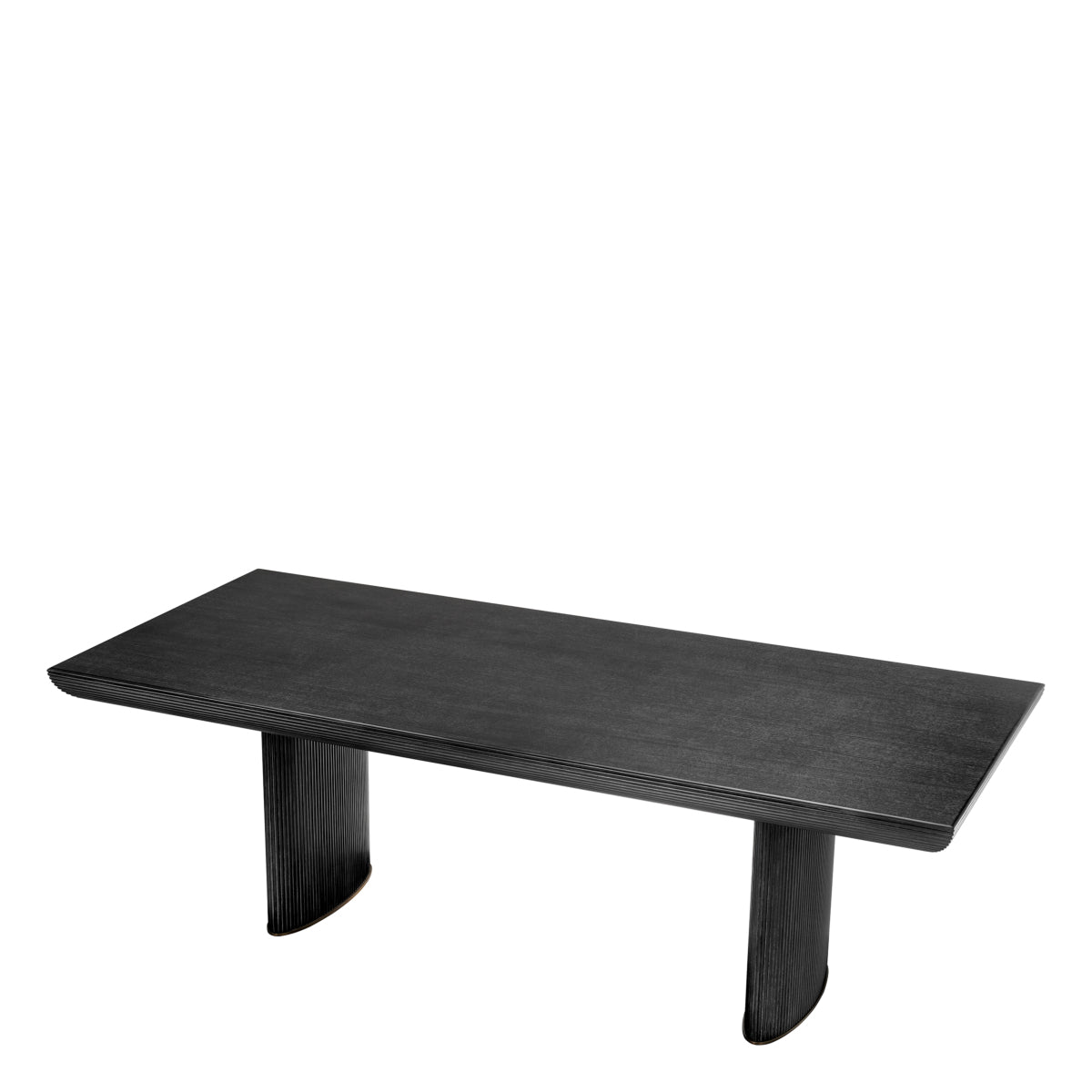 Table à manger en placage chêne gris anthracite | Eichholtz Winston - vue d'ambiance | REMO-HOME