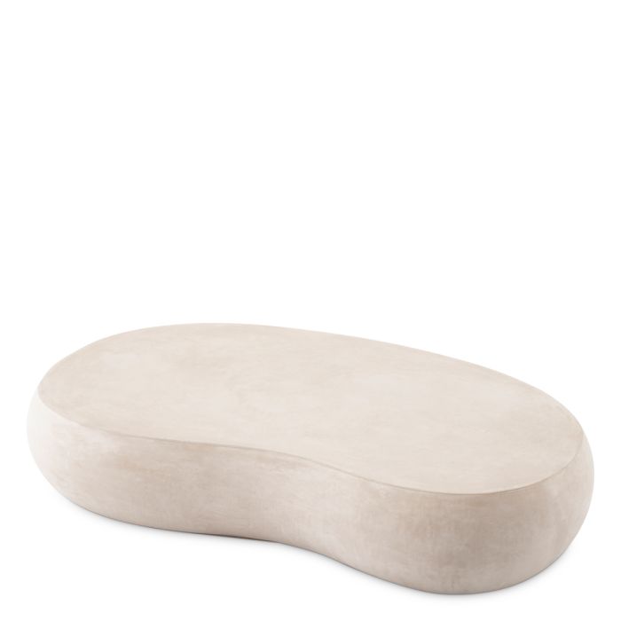 Table basse extérieur en béton crème | Eichholtz Prime