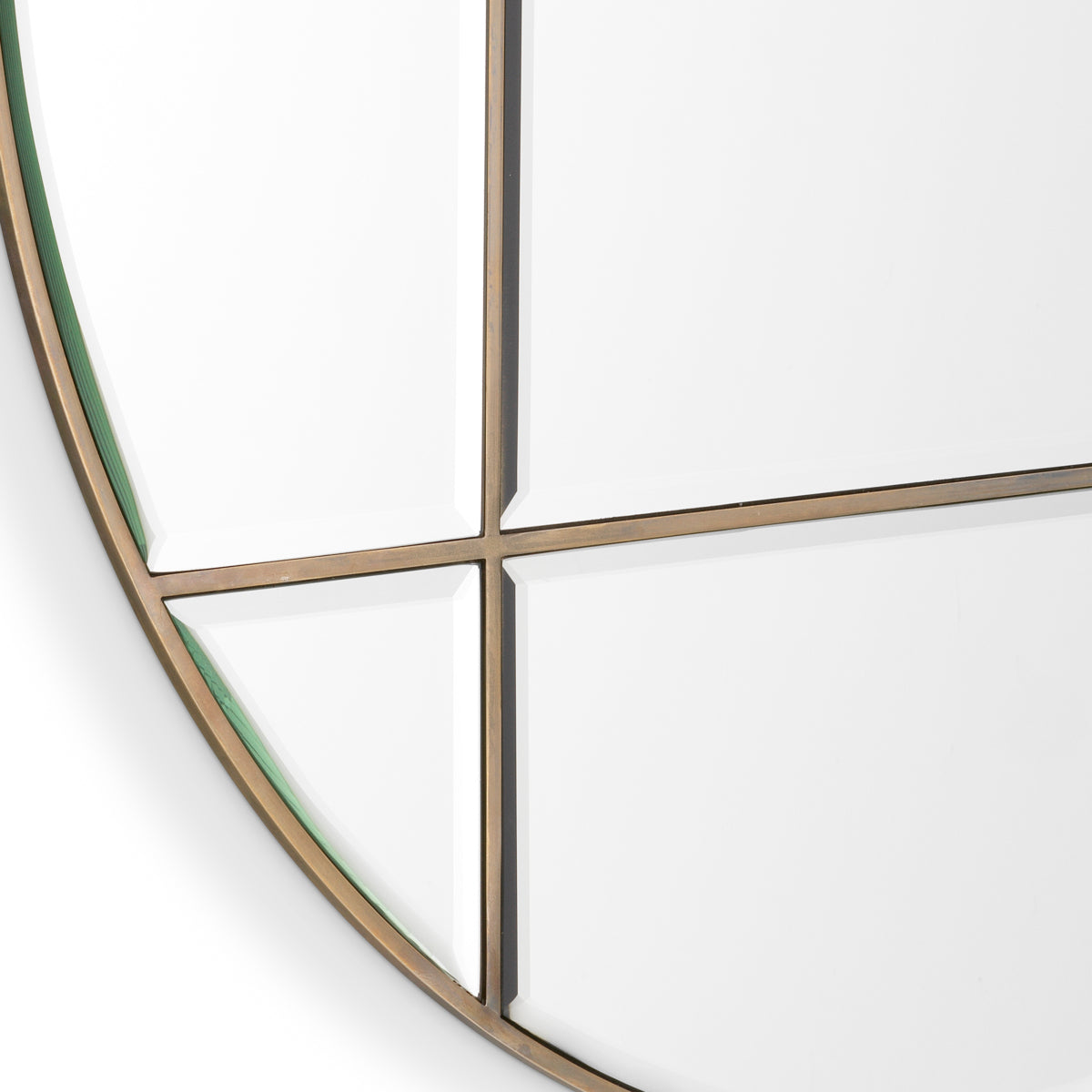 Miroir en laiton vintage | Eichholtz Beaumont. - vue d'ambiance | REMO-HOME