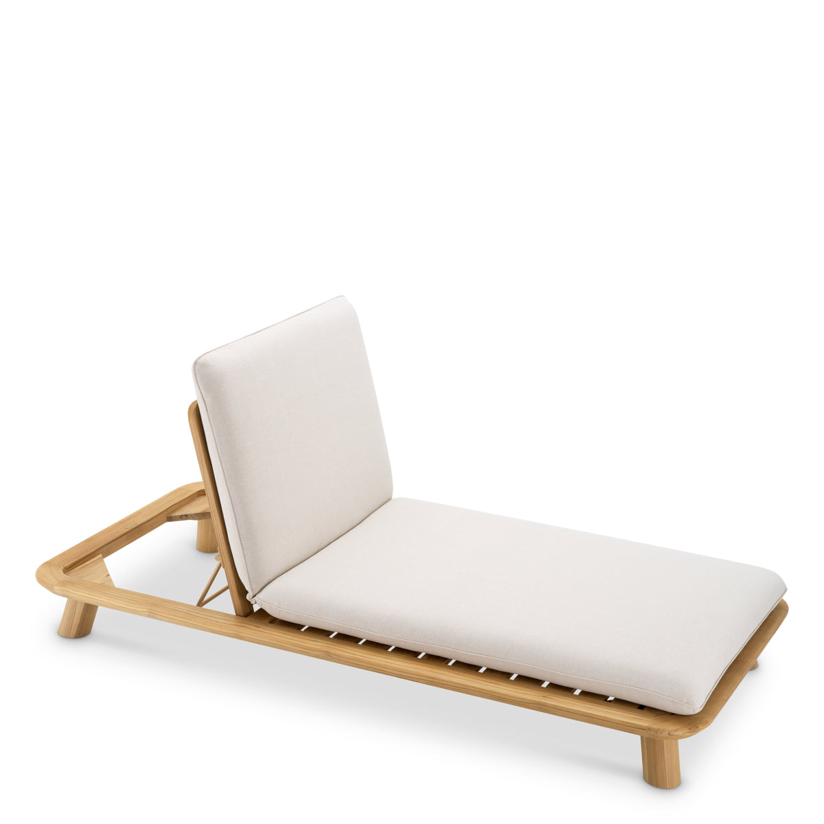Lit de jour d'extérieur en teck naturel | Eichholtz Weston Single - vue d'ambiance | REMO-HOME