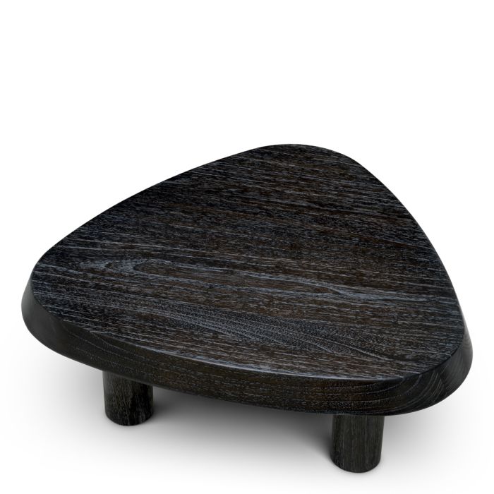 Table basse en bois gris anthracite | Eichholtz Briel S