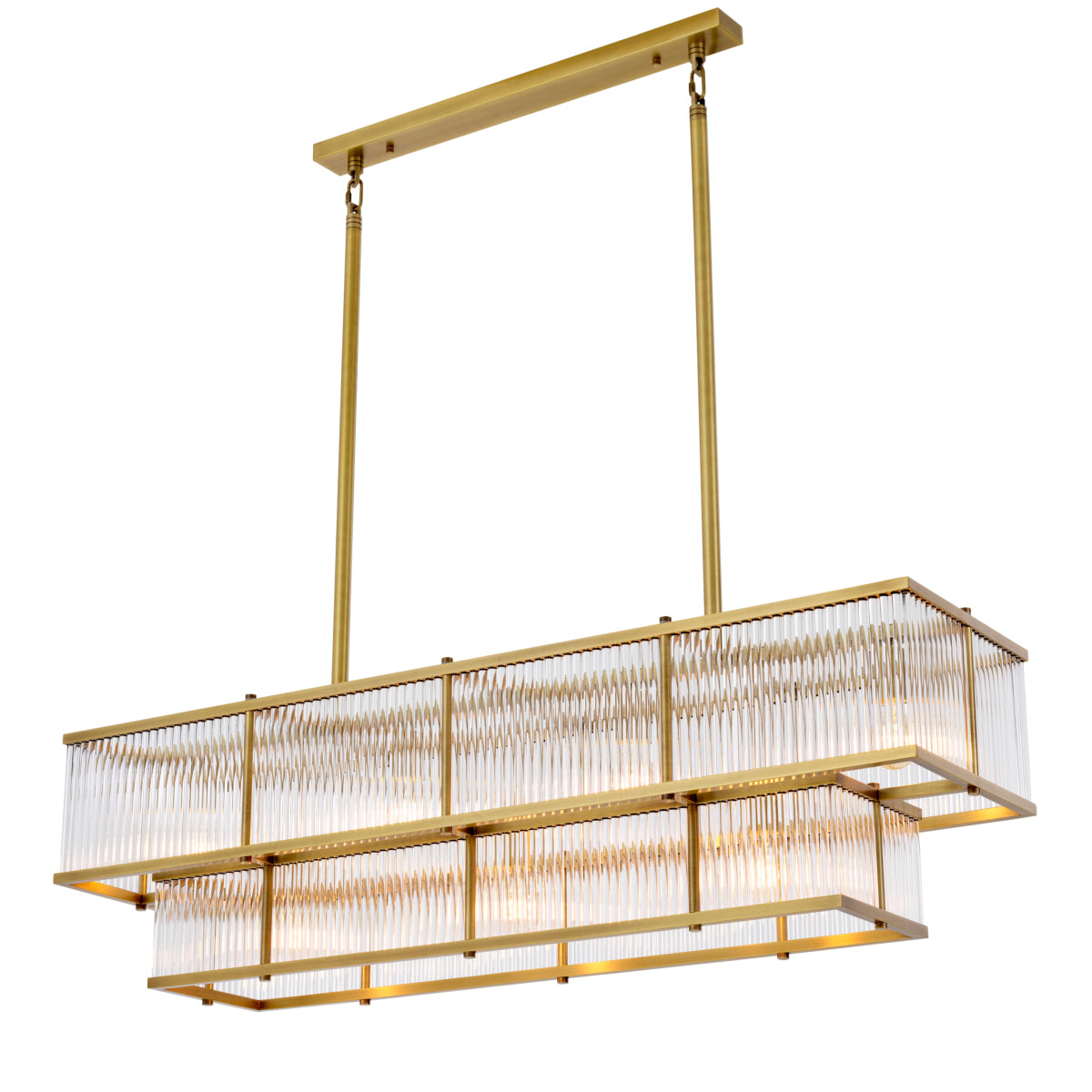 Chandelier en laiton antique | Eichholtz Le Marais - vue d'ambiance | REMO-HOME