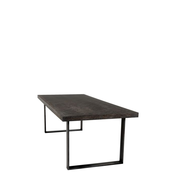 Table à manger en chêne anthracite 230 cm | Eichholtz Melchior