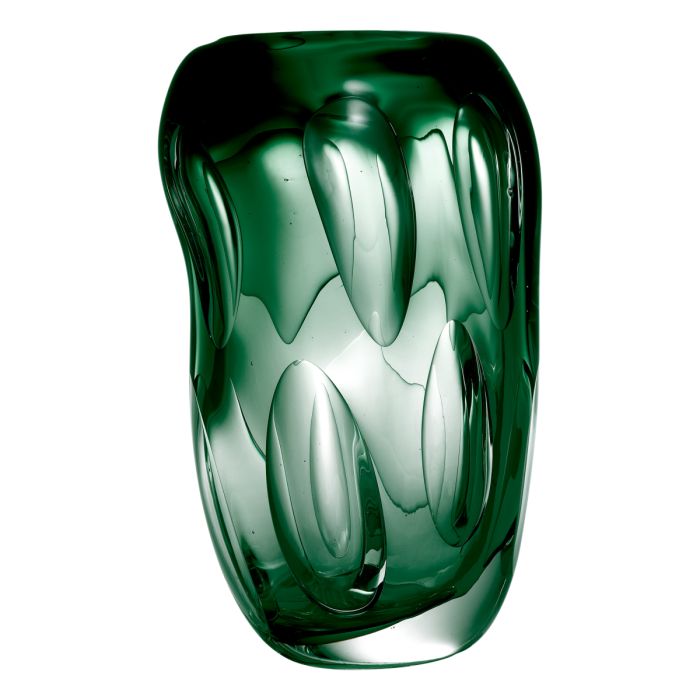 Vase en verre soufflé vert | Eichholtz Sianni S