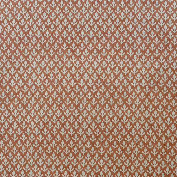 Tissu d'ameublement Bud Orange | Andrew Martin - vue principale | REMO-HOME