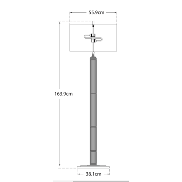 Lampadaire Longacre Bronze | Andrew Martin - vue de détail | REMO-HOME