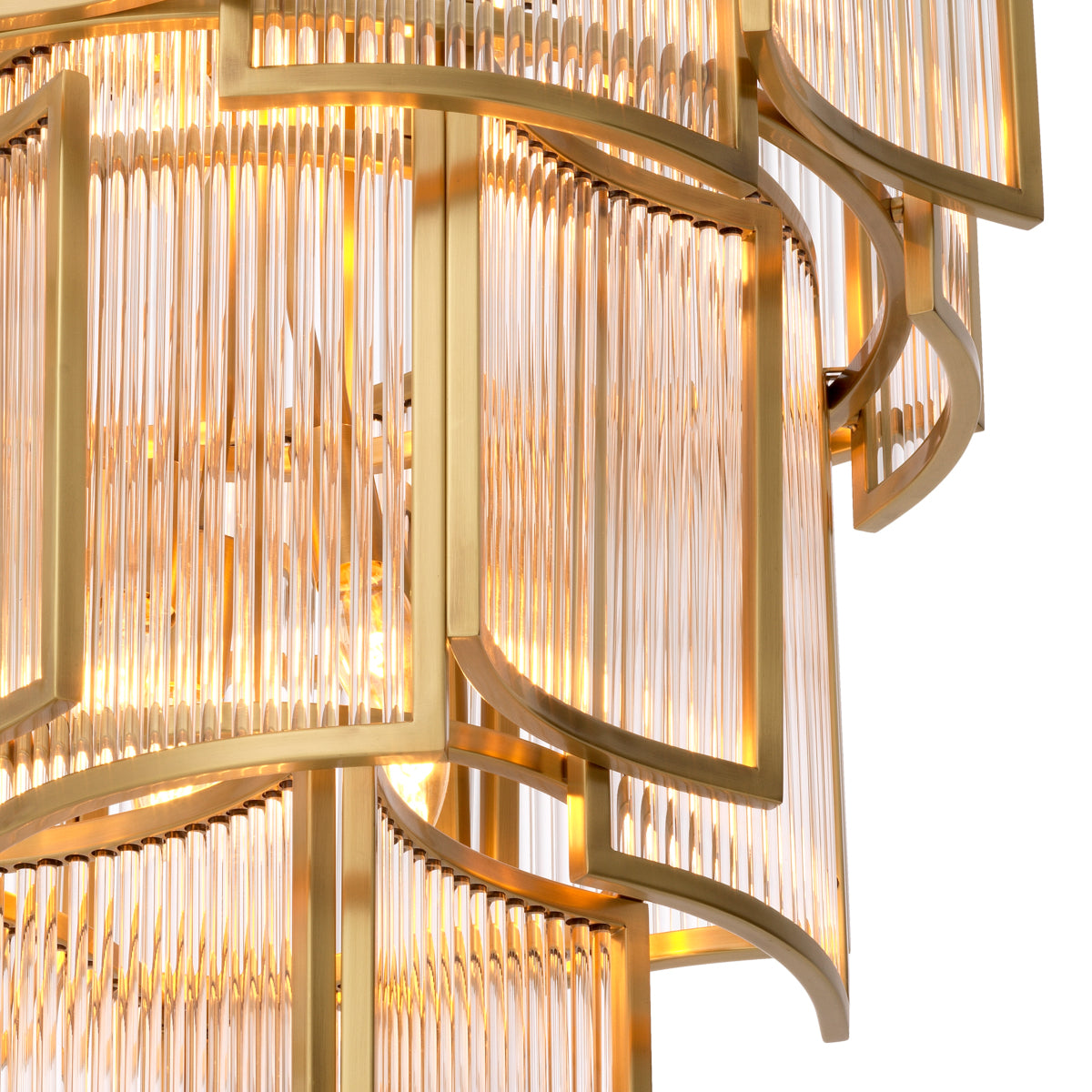 Chandelier en laiton antique | Eichholtz Jet Set - vue d'ambiance | REMO-HOME