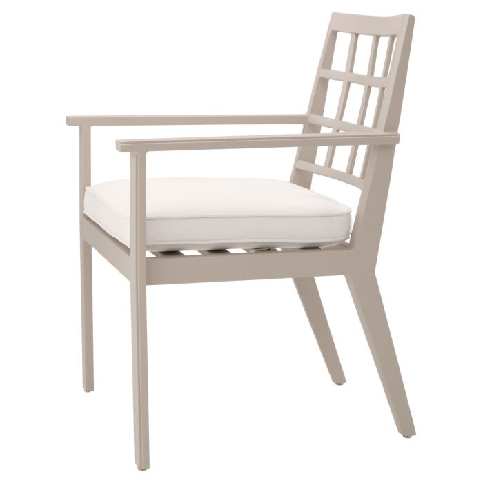 Chaise extérieure en métal sable | Eichholtz Cap-Ferrat