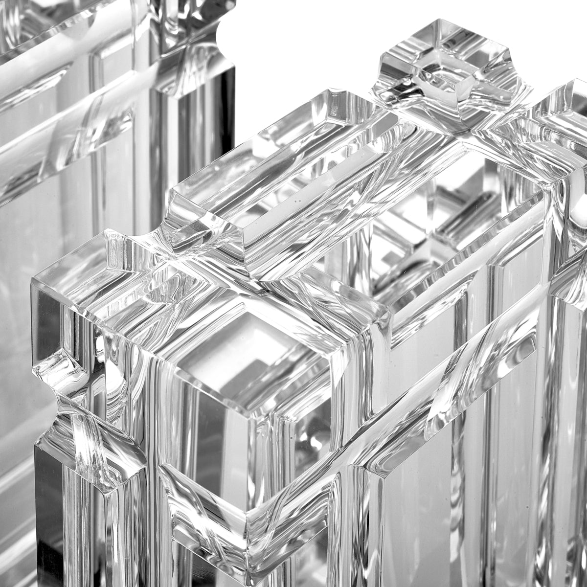 Support de livre en cristal | Eichholtz Linea - vue d'ambiance | REMO-HOME