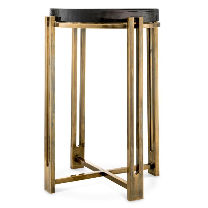 Table d'appoint dorée en verre soufflé | Eichholtz Claremont
