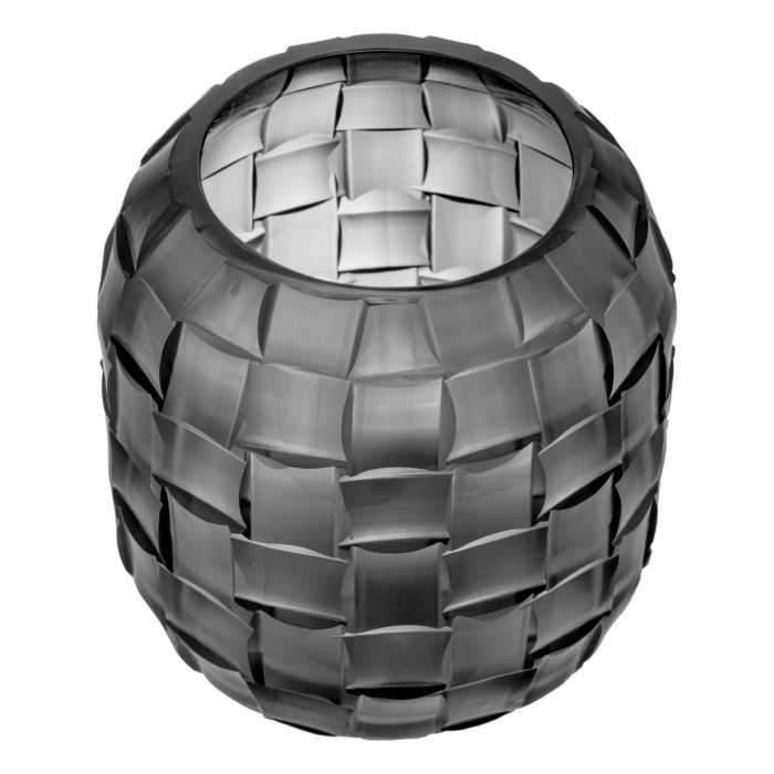 Vase en verre soufflé gris | Eichholtz Varese S