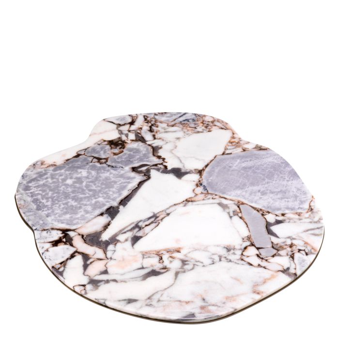 Table basse dorée en marbre | Eichholtz Shapiro
