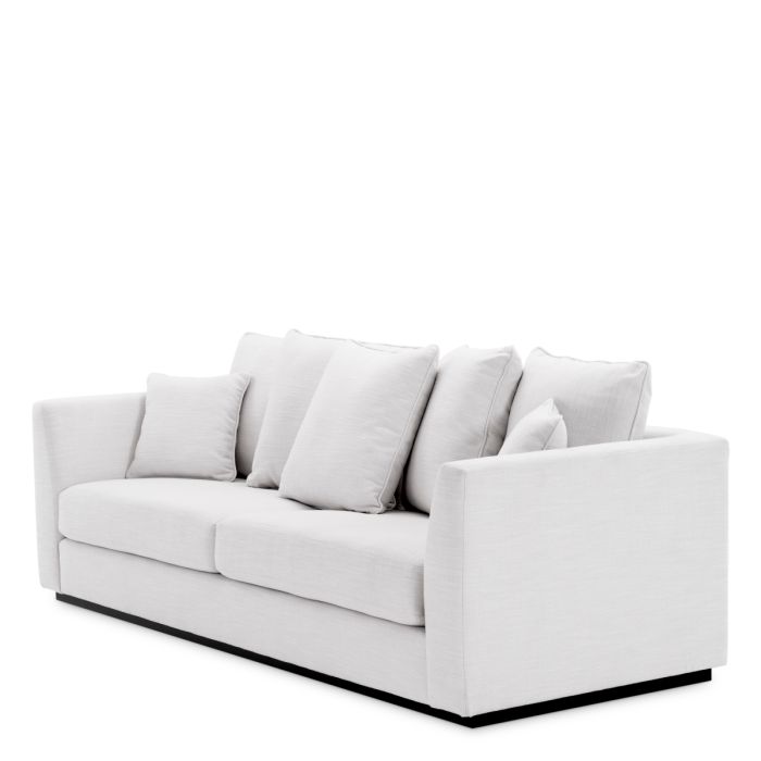 Canapé 2-3 places en tissu blanc | Eichholtz Taylor