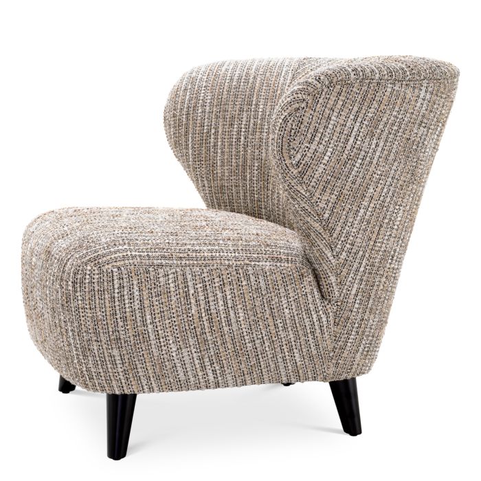 Fauteuil en tissu beige | Eichholtz Hydra