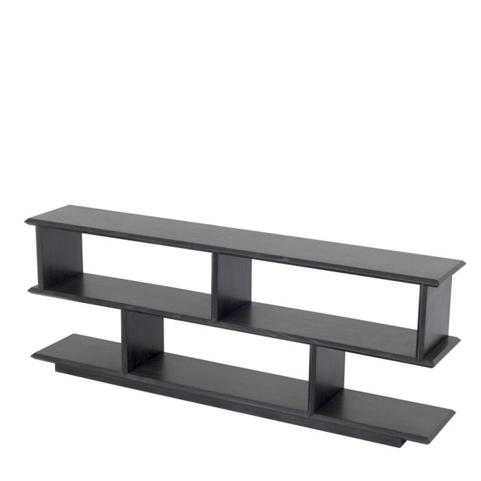 Meuble de rangement en chêne gris anthracite | Eichholtz Garcia Low