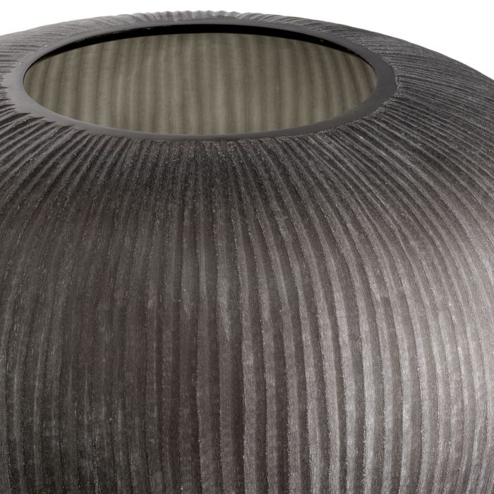 Vase en verre soufflé marron foncé | Eichholtz Bayly