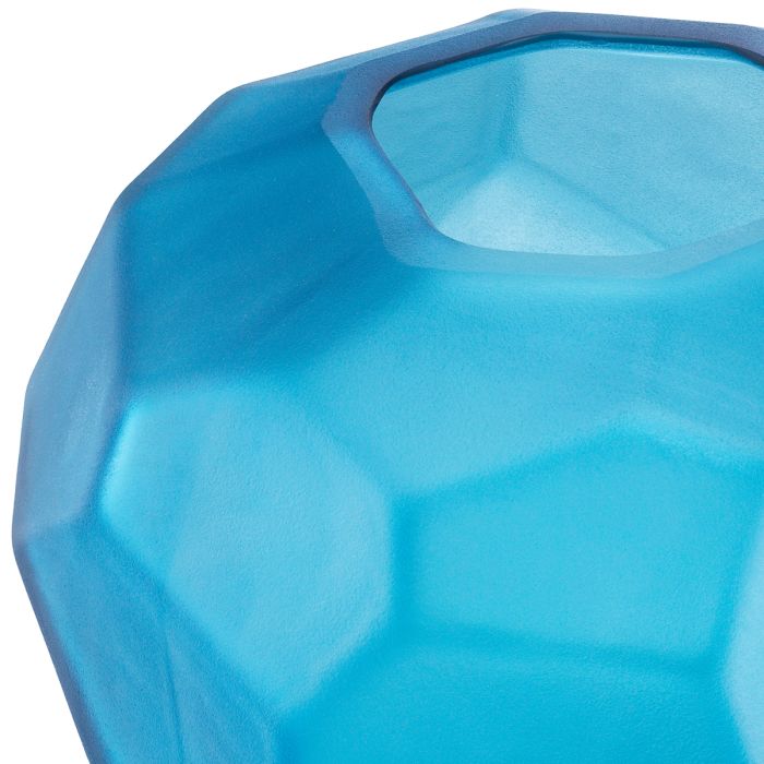 Vase en verre soufflé bleu | Eichholtz Fly
