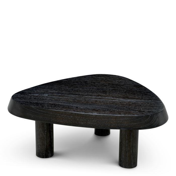 Table basse en bois gris anthracite | Eichholtz Briel S