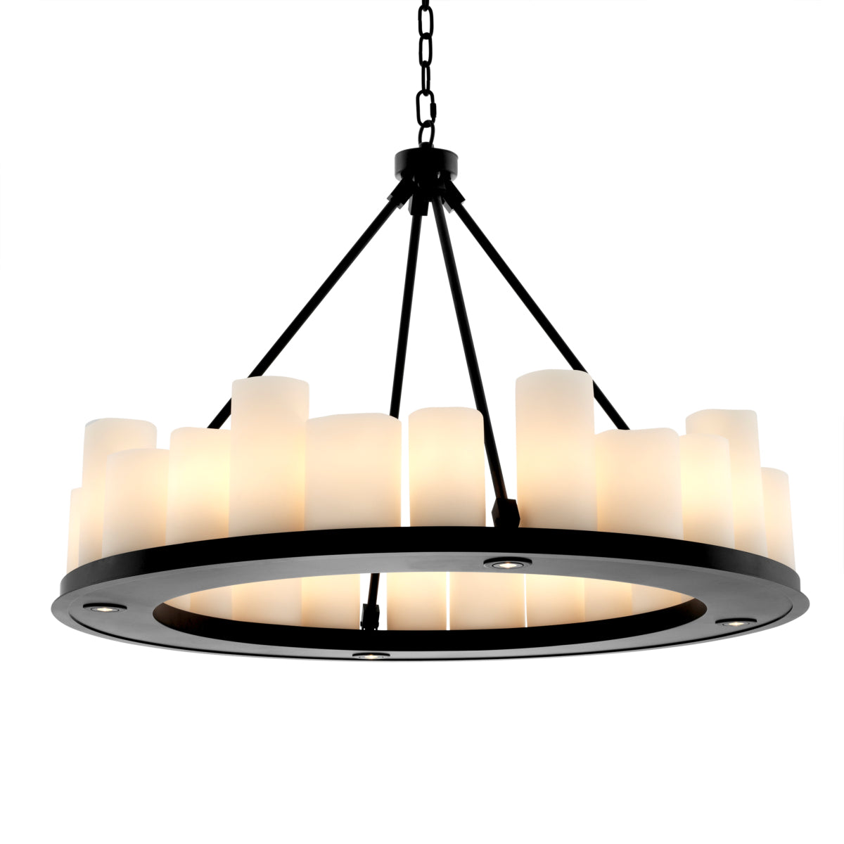 Chandelier en finition noire | Eichholtz Commodore - vue d'ambiance | REMO-HOME