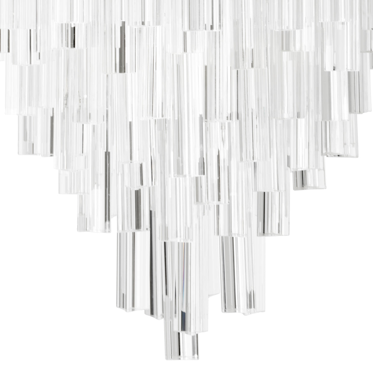 Chandelier en verre clair | Eichholtz Salerno - vue d'ambiance | REMO-HOME