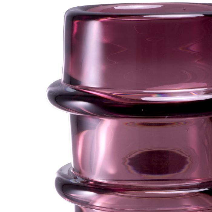Vase en verre soufflé rose | Eichholtz Bloom