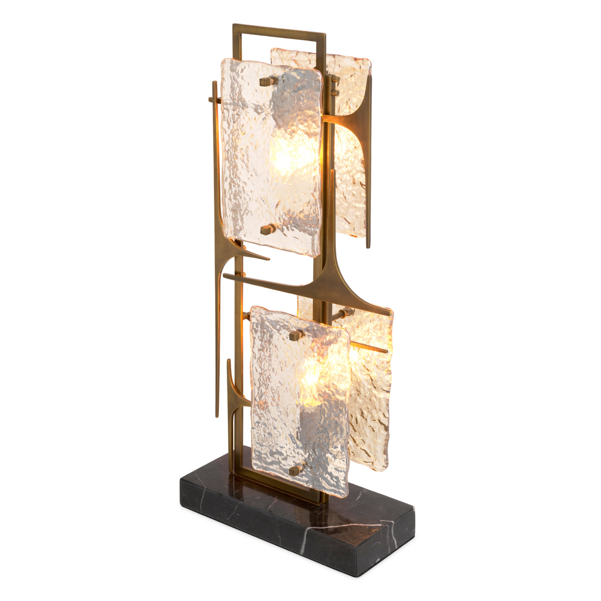 Lampe de table en laiton antique | Eichholtz Zeno - vue d'ambiance | REMO-HOME