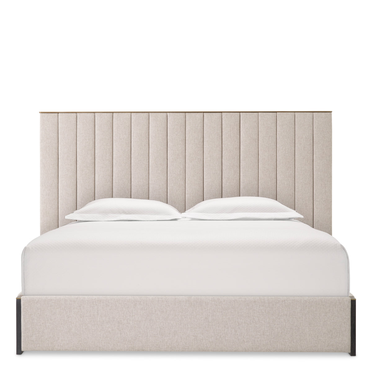Cadre de lit en loki naturel | Eichholtz Elisio - vue d'ambiance | REMO-HOME