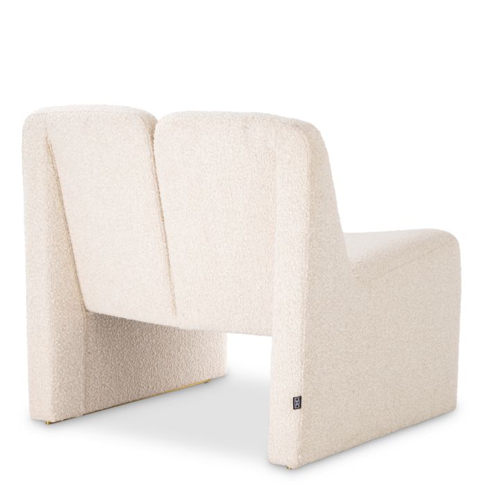 Fauteuil bouclé crème | Eichholtz Macintosh