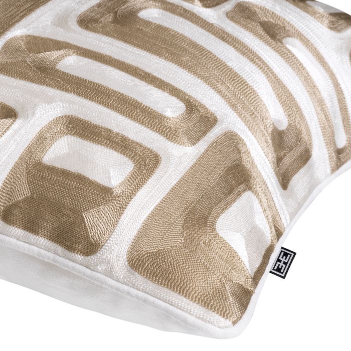 Coussin carré en tissu doré | Eichholtz Cerva